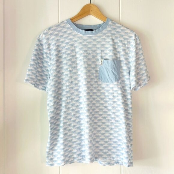 Ben Sherman Blue/White Tee size M - Picture 1 of 6